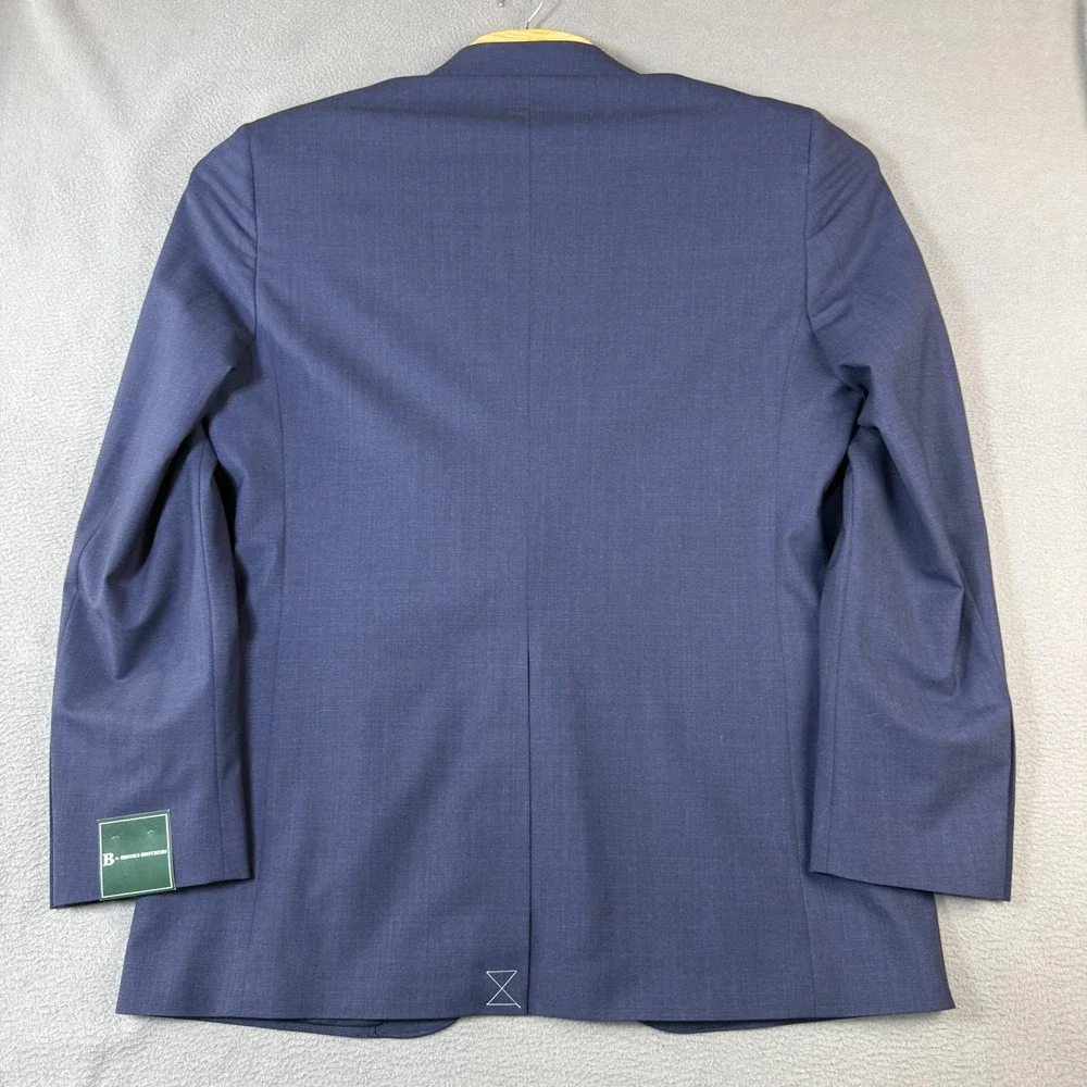 B by Brooks Brothers Mens Blue Performance Blazer Sport Coat 42 Long NWT